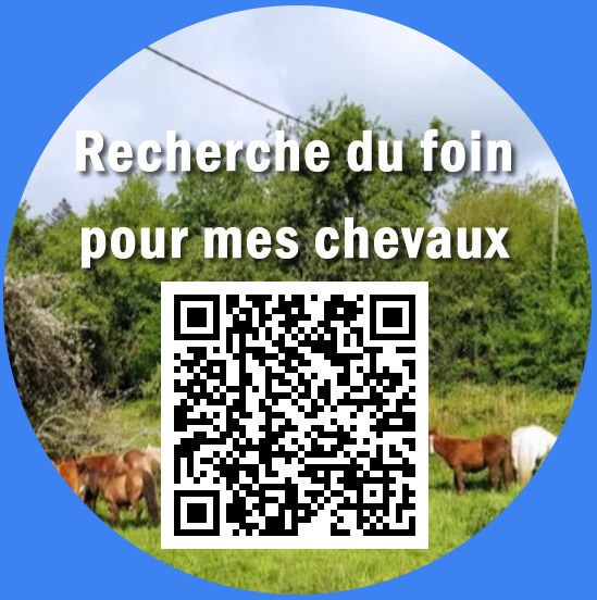 Cliquez ici pour aider Alain Recherche du foin pour mes chevaux